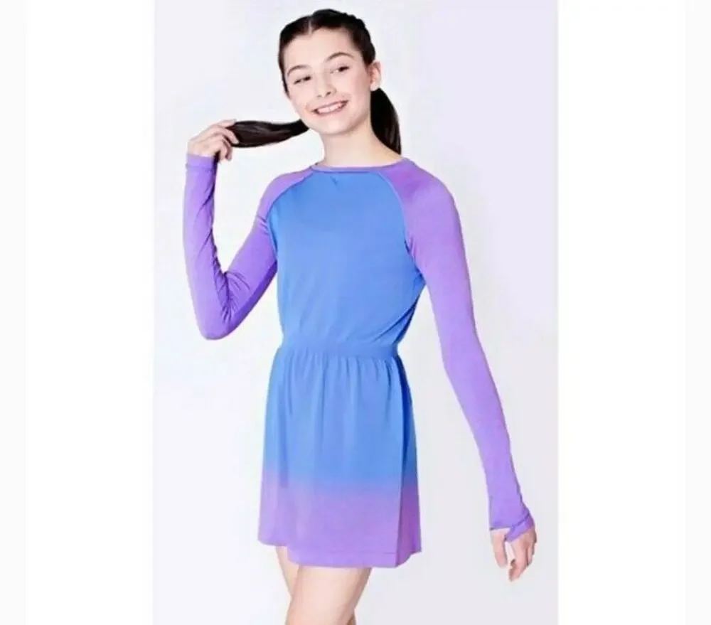 Ivivva Girls Dress Officially Awesome SZ 14 Blue